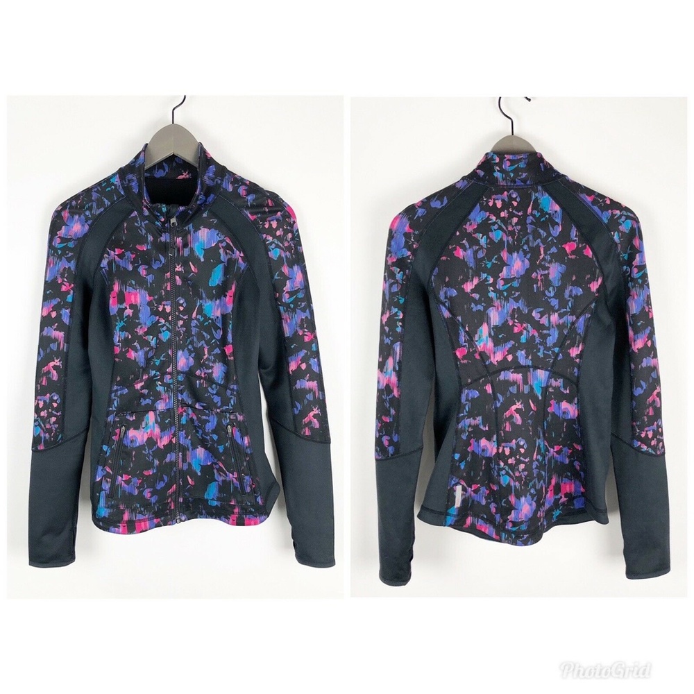 Zella Reversible Eclipse Wonder Blur Full Zip Sm - Picture 3 of 8